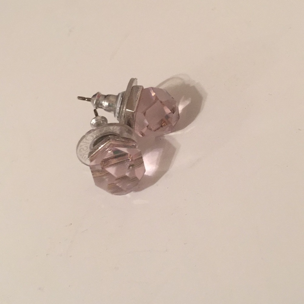 Swarovski light pink earrings